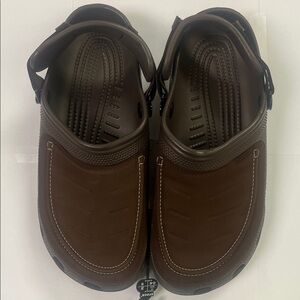 CROCS Men's Dark Brown Sandals Yukon Vista II Espresso